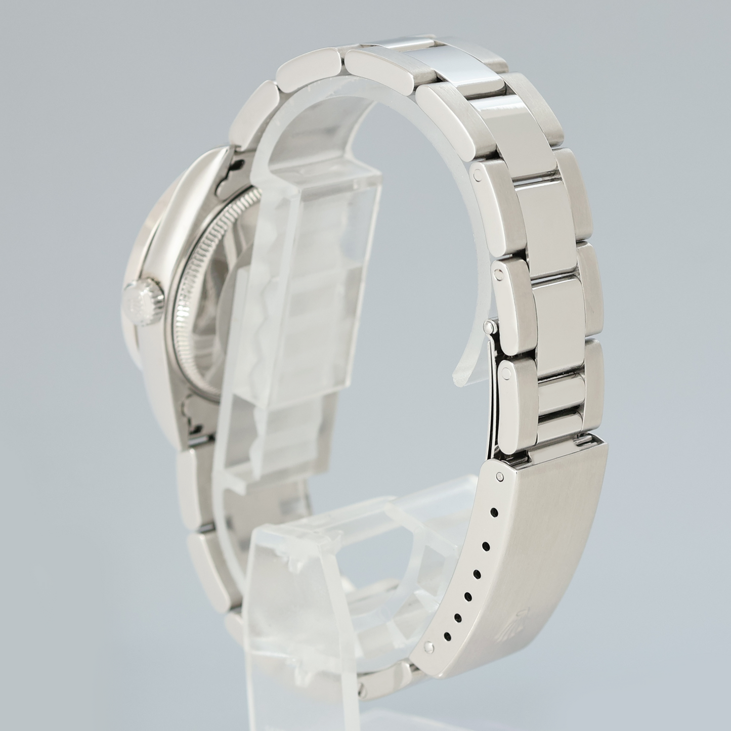 2001 Glacier Blue Diamond Ladies Rolex Midsize 31mm Datejust Oyster Steel 78240 Watch Box