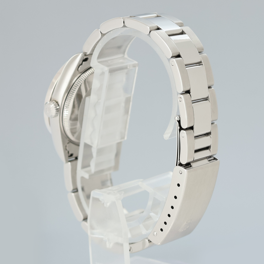 2001 Glacier Blue Diamond Ladies Rolex Midsize 31mm Datejust Oyster Steel 78240 Watch Box