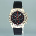 MINT 2010 Rolex Daytona White Gold 116519 Black Racing Leather Watch Box