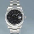 MINT 2016 Rolex Datejust II 116300 Black Wimbledon Smooth Oyster 41mm Watch Box