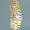 PAPERS Cartier WE60040H La Dona 18k Yellow Gold 2903 Diamond Silver Roman Dial Ladies 22mm Watch