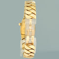 PAPERS Cartier WE60040H La Dona 18k Yellow Gold 2903 Diamond Silver Roman Dial Ladies 22mm Watch