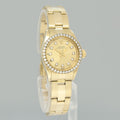 Ladies Rolex DateJust 26mm 6719 Yellow Gold Champagne Diamond Watch Box