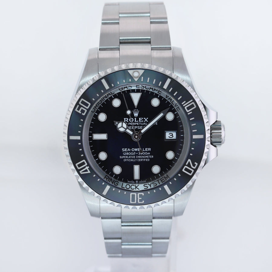 2023 NEW PAPERS 136660 Rolex Sea-Dweller Deepsea Black Ceramic 44mm Watch Box
