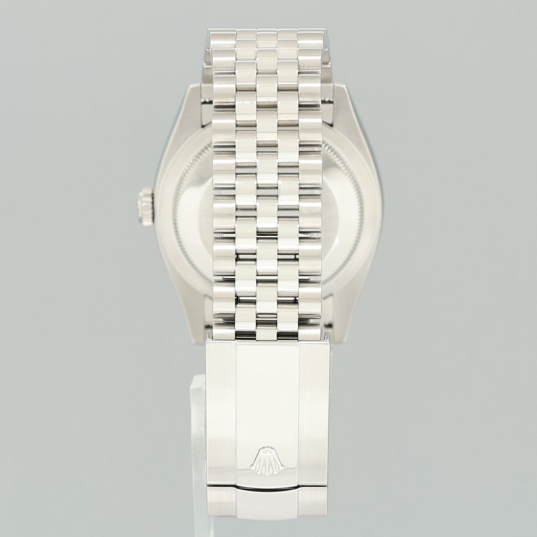 PAPERS 2020 Black Stick Rolex DateJust 36mm 126200 Steel Jubilee Band Watch Box