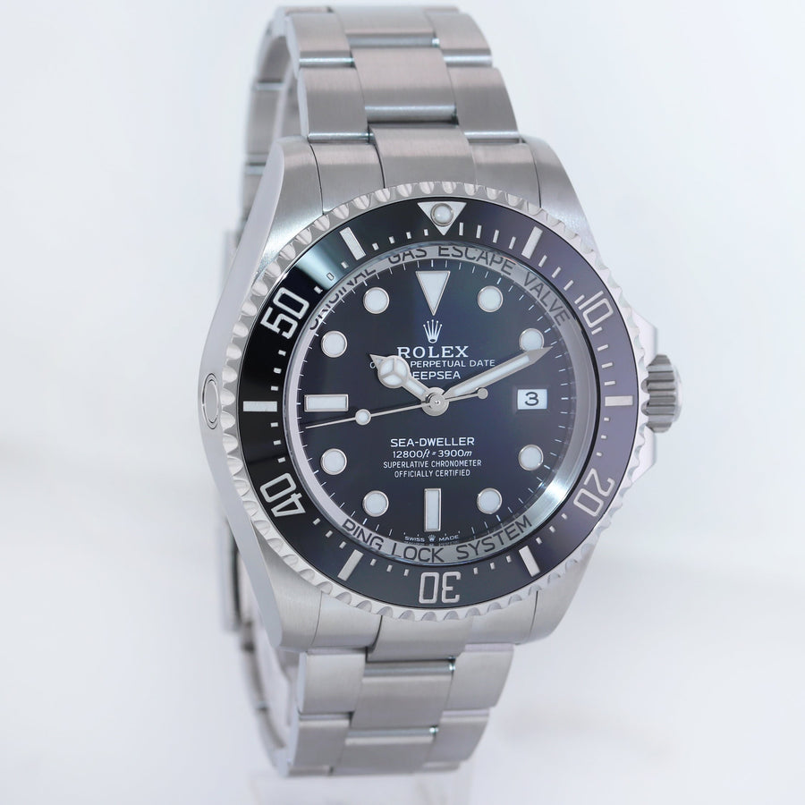2023 NEW PAPERS 136660 Rolex Sea-Dweller Deepsea Black Ceramic 44mm Watch Box