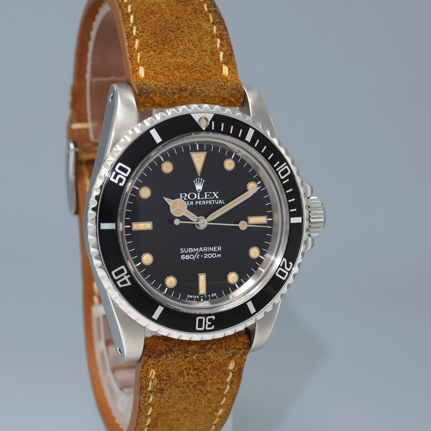 Rolex Submariner 5513 Matte Patina Dial 40mm Steel Oyster Watch Box