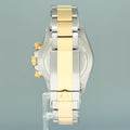 2015 MINT Rolex Daytona 116523 Mother of Pearl MOP Yellow Gold Two Tone Watch Box