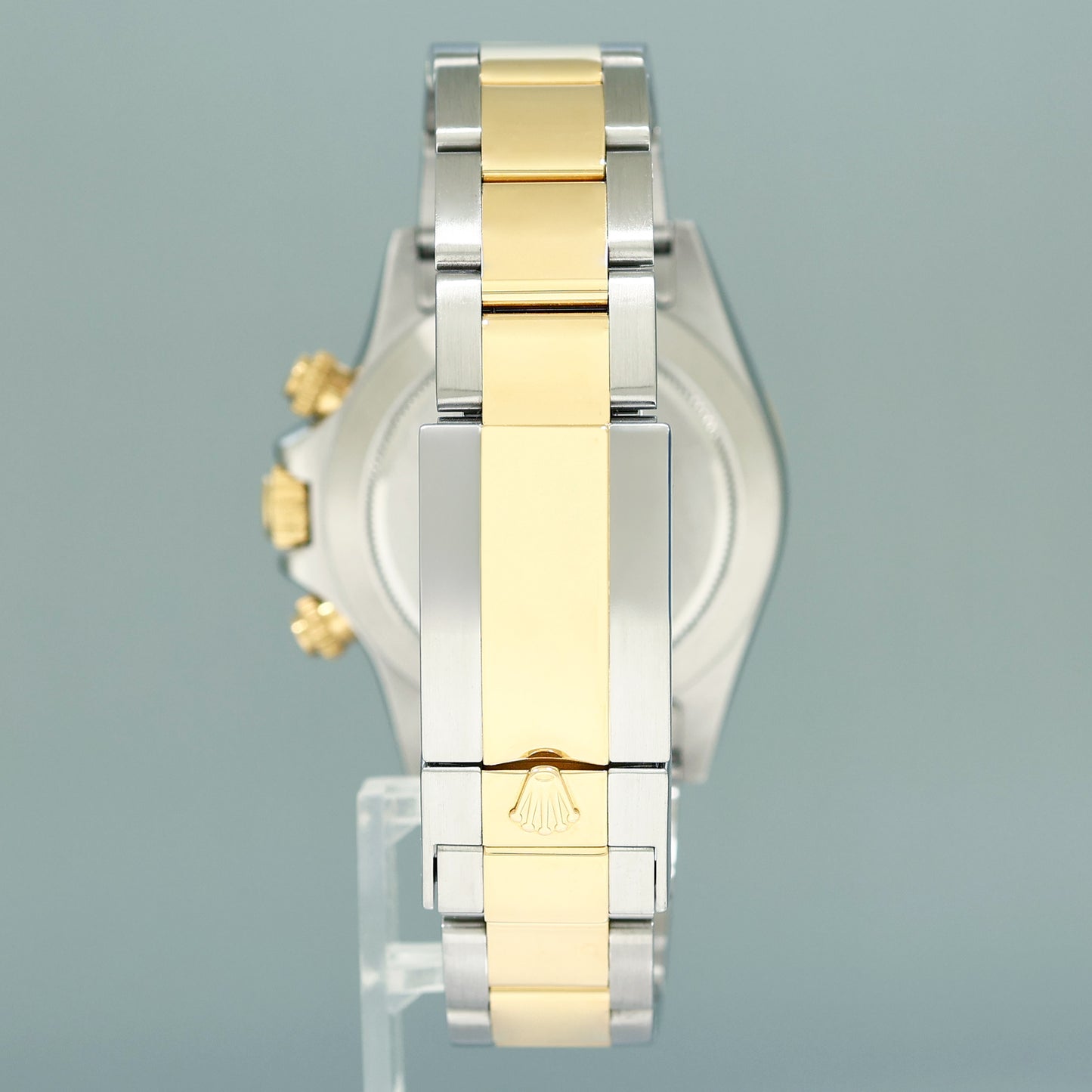 2015 MINT Rolex Daytona 116523 Mother of Pearl MOP Yellow Gold Two Tone Watch Box