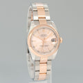 MINT PAPERS Rolex Datejust 178241 Rose Gold Two Tone Steel 31mm Pink Dial Watch