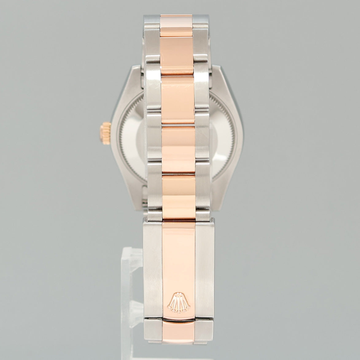 MINT PAPERS Rolex Datejust 178241 Rose Gold Two Tone Steel 31mm Pink Dial Watch