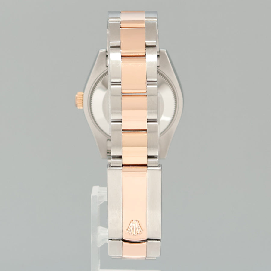 MINT PAPERS Rolex Datejust 178241 Rose Gold Two Tone Steel 31mm Pink Dial Watch