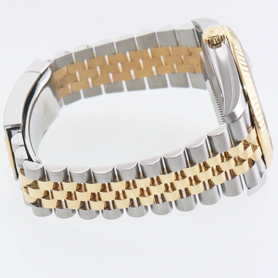 2024 NEW PAPERS Rolex DateJust 41 126333 Two Tone Gold Wimbledon Jubilee Watch Box