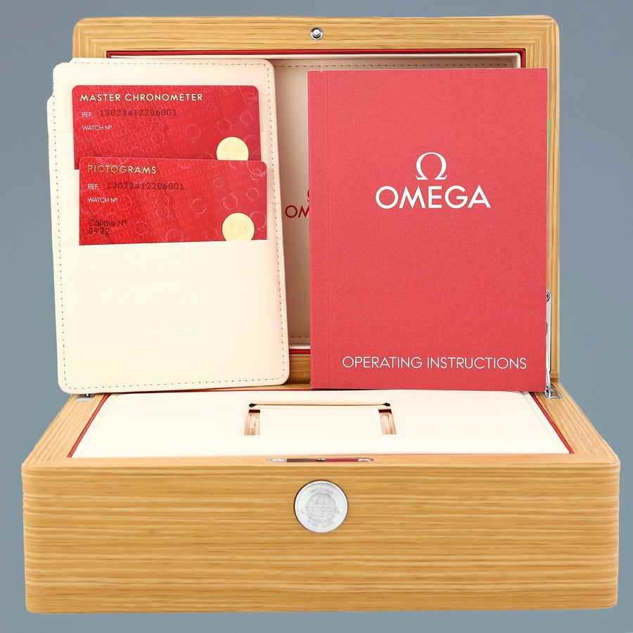 PAPERS MINT Omega Constellation Globemaster 41mm Annual Calendar 130.23.41.22.06.001 Box