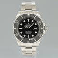 2022 MINT Rolex Sea-Dweller Deepsea Black 126660 44mm Steel Watch Box