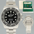 NEW PAPERS Rolex Sea-Dweller Deepsea Black 126660 44mm Steel Watch Box