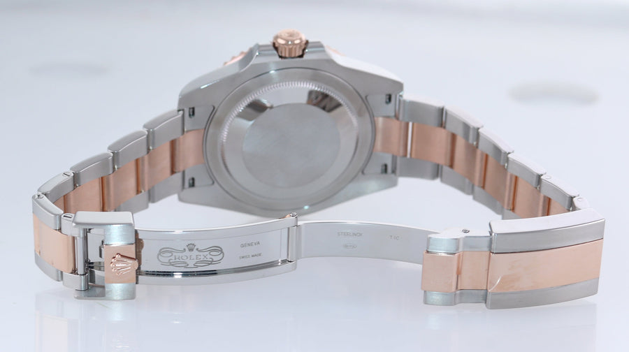 MINT 2018 PAPERS Rolex GMT Master Two Tone Steel Root Beer Rose Gold 126711 Watch
