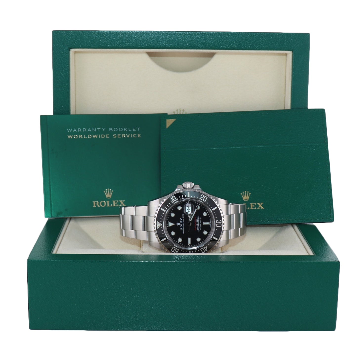 2018 MINT Rolex 126600 Red Seadweller SD43 43mm Mark 1 Mk1 Ceramic Steel Watch Box