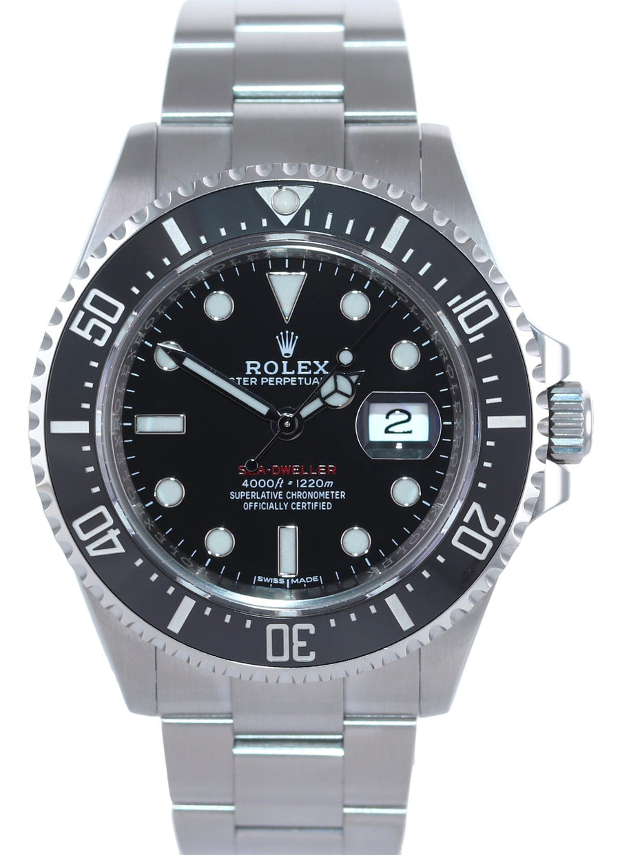 2018 MINT Rolex 126600 Red Seadweller SD43 43mm Mark 1 Mk1 Ceramic Steel Watch Box