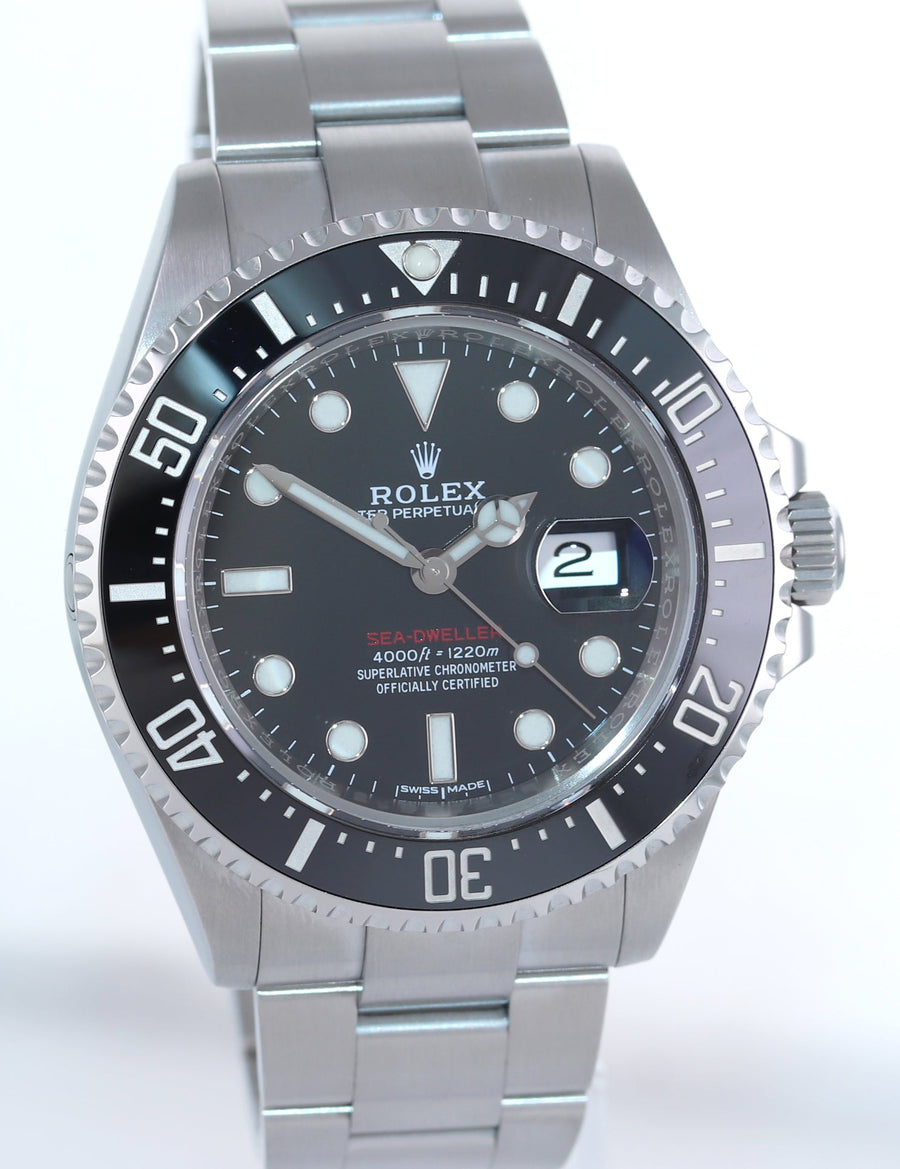2018 MINT Rolex 126600 Red Seadweller SD43 43mm Mark 1 Mk1 Ceramic Steel Watch Box