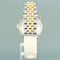 MINT Rolex DateJust 36mm Black Stick 16233 Two Tone Yellow Gold Steel Jubilee Watch Box