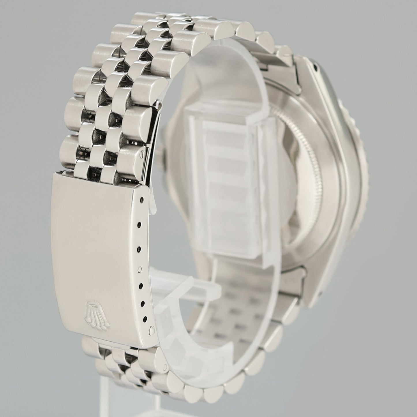 Rolex GMT-Master 2 Fat Lady Coke Jubilee Red Black Steel 16760 40mm Watch Box