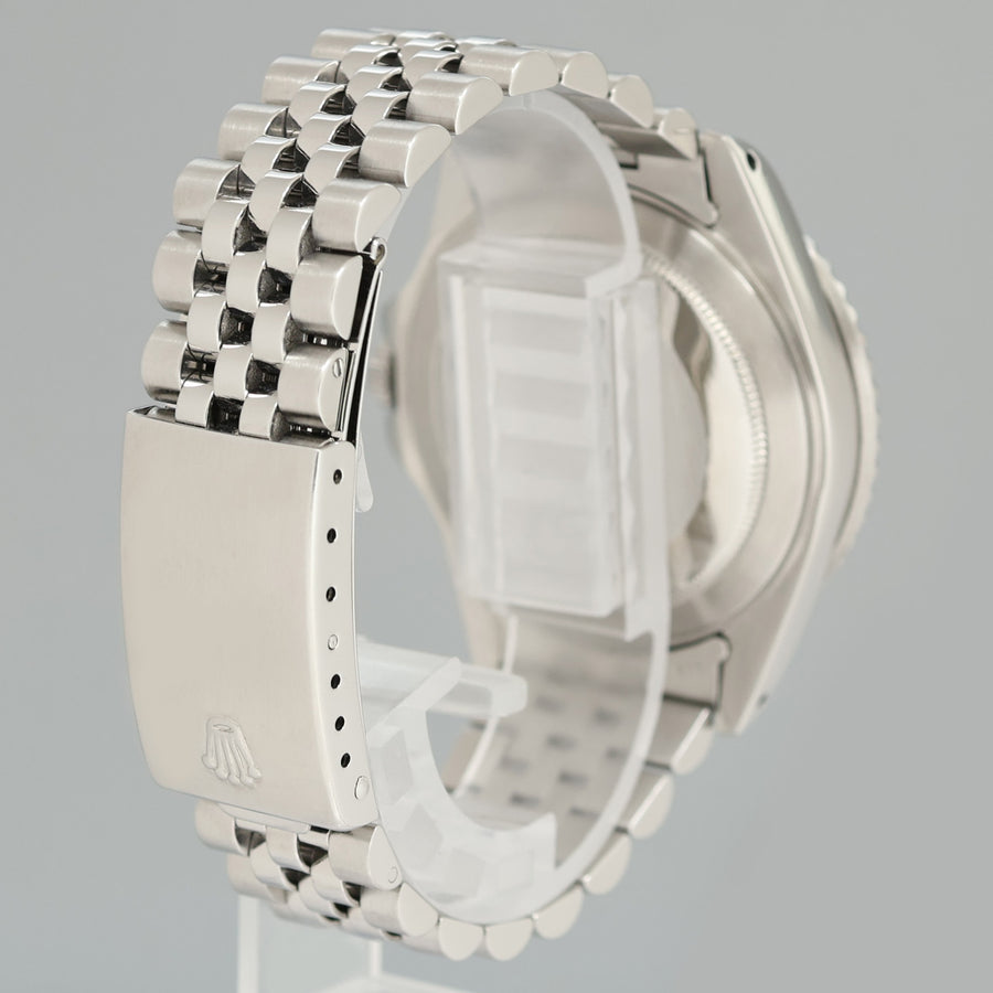 Rolex GMT-Master 2 Fat Lady Coke Jubilee Red Black Steel 16760 40mm Watch Box