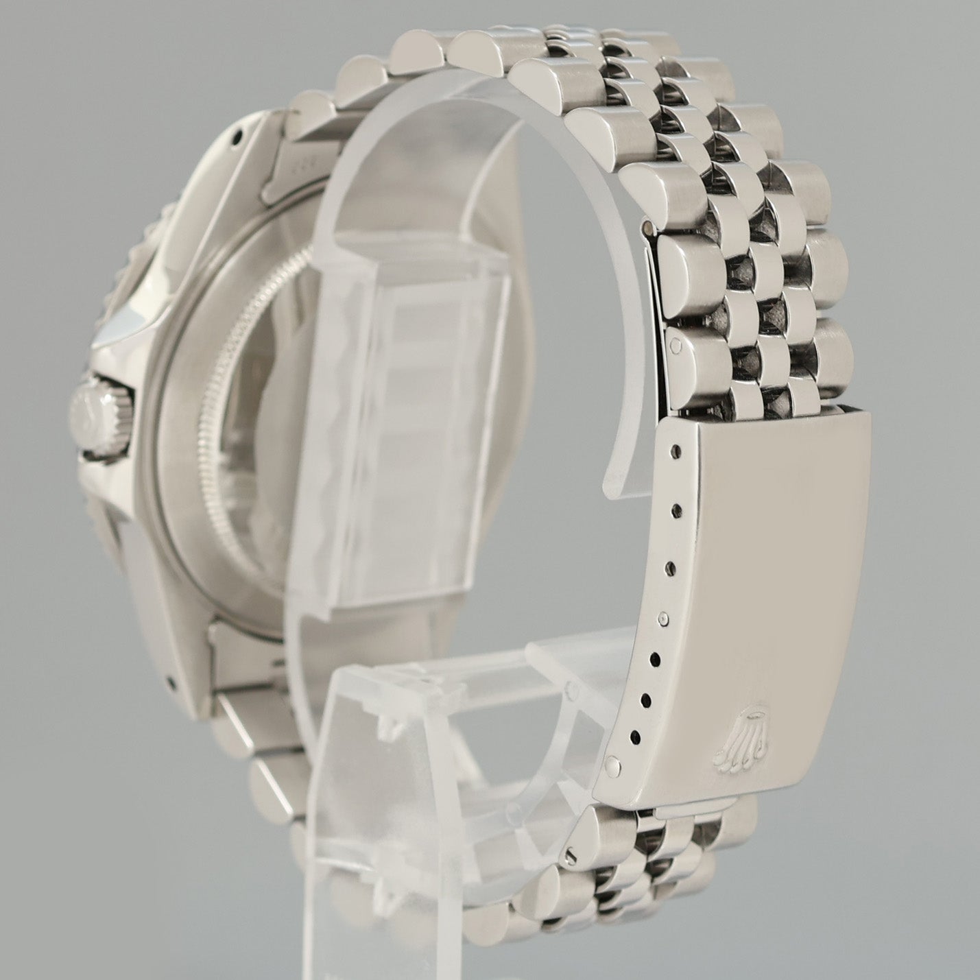 Rolex GMT-Master 2 Fat Lady Coke Jubilee Red Black Steel 16760 40mm Watch Box