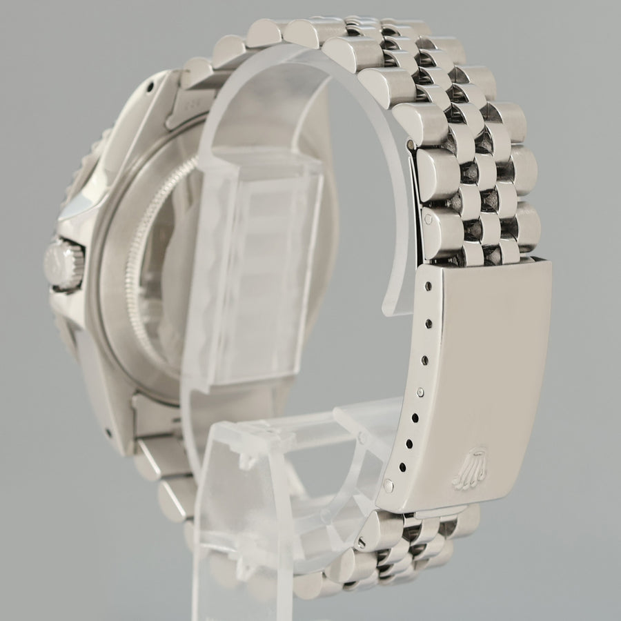 Rolex GMT-Master 2 Fat Lady Coke Jubilee Red Black Steel 16760 40mm Watch Box