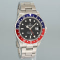 2024 RSC PAPERS Rolex GMT-Master Pepsi 16700 Blue Red 40mm Steel Watch Box