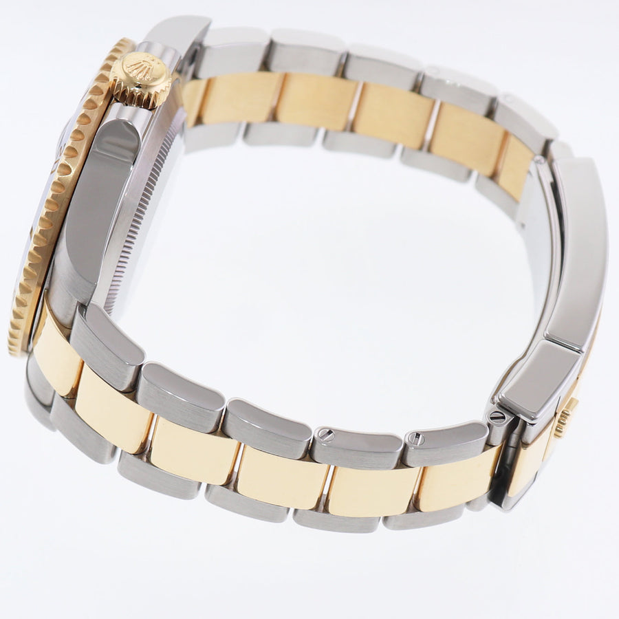 MINT 2016 Rolex Submariner Blue Ceramic 116613LB Two Tone Yellow Gold Watch Box