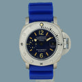 PAPERS Panerai Luminor Submersible La Bomba PAM00087 PAM87 44MM Blue Dial Box