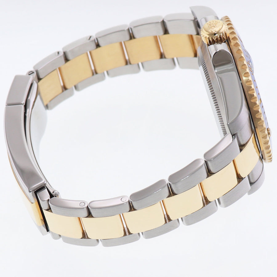 MINT 2016 Rolex Submariner Blue Ceramic 116613LB Two Tone Yellow Gold Watch Box