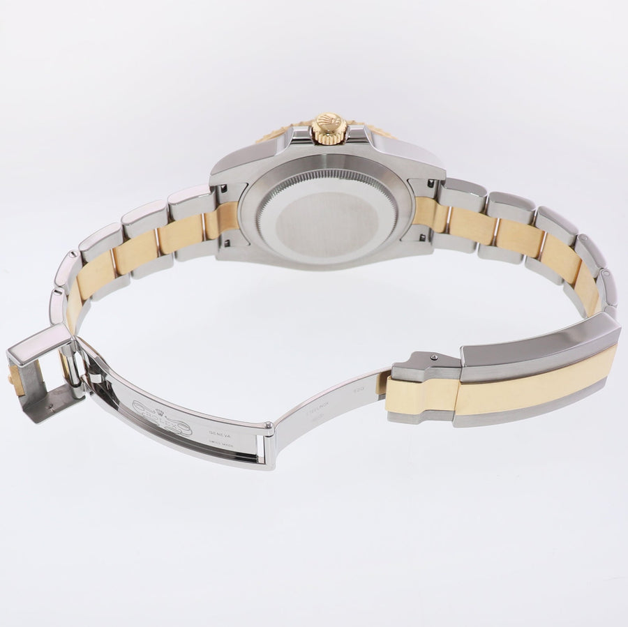 MINT 2016 Rolex Submariner Blue Ceramic 116613LB Two Tone Yellow Gold Watch Box