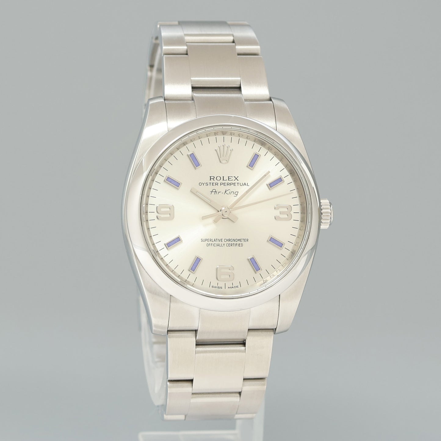 2019 PAPERS MINT Rolex Oyster Perpetual 34mm Green Oyster 114200 Watch Box