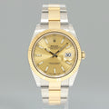 MINT PAPERS 126333 Rolex DateJust 41 Two Tone Yellow Gold Champagne Watch Box