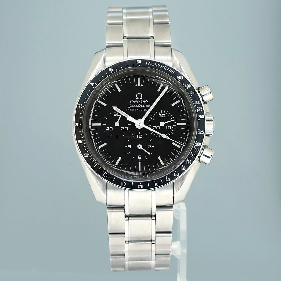 PAPERS Omega Speedmaster 311.30.42.30.01.005 Hesalite 42mm Black Chrono Moon Watch