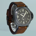 PAPERS Panerai Power Reserve PVD Coated Steel Black 44mm Hobnail L Luminor PAM00028 PAM28
