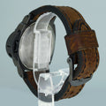 PAPERS Panerai Power Reserve PVD Coated Steel Black 44mm Hobnail L Luminor PAM00028 PAM28
