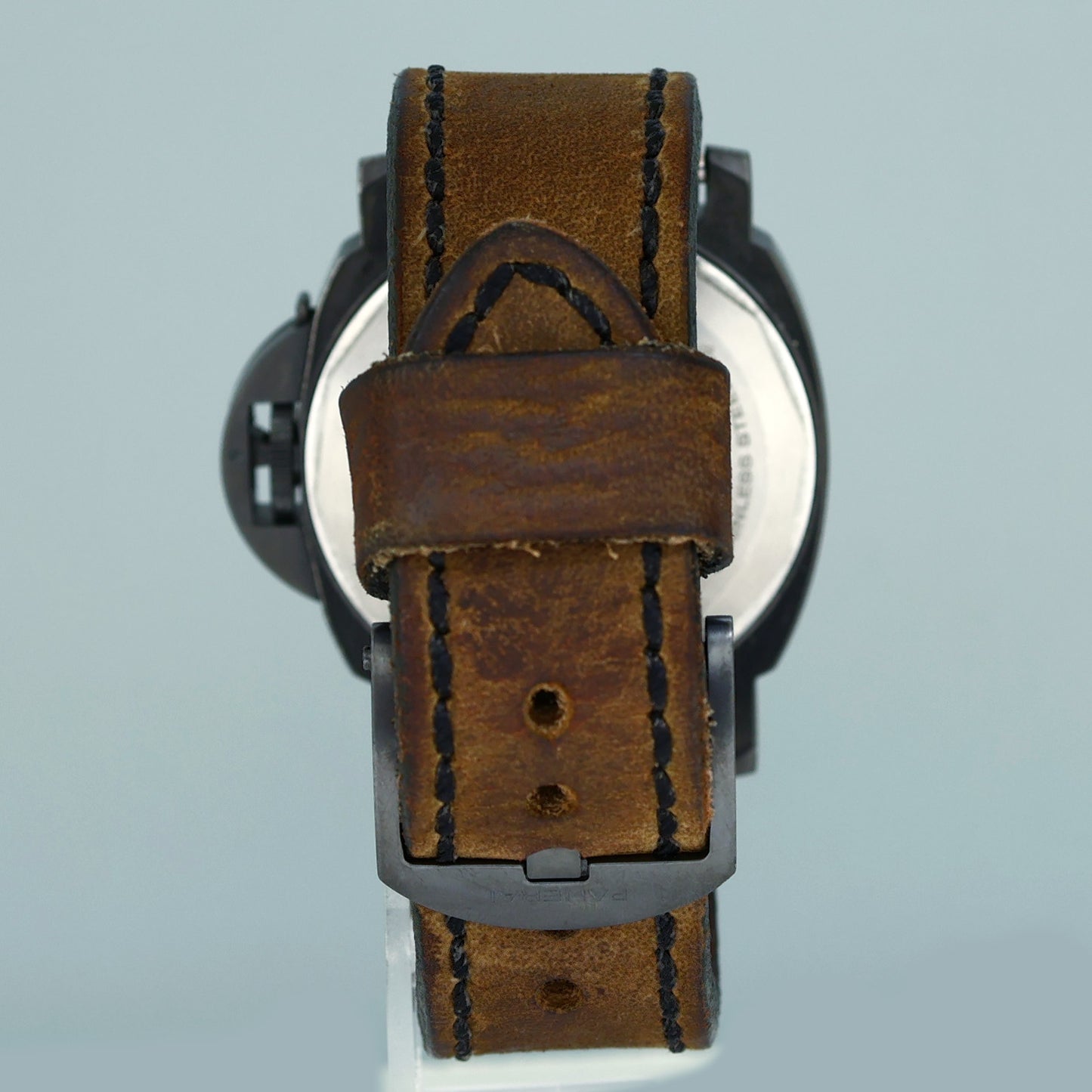 PAPERS Panerai Power Reserve PVD Coated Steel Black 44mm Hobnail L Luminor PAM00028 PAM28