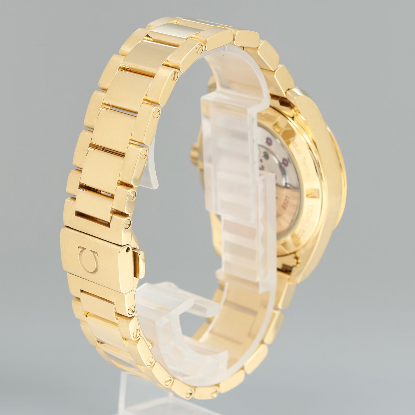 Omega Speedmaster Mother of Pearl Diamond 231.55.39.21.55.002 Yellow Gold Watch