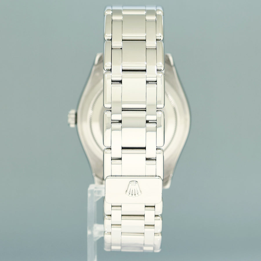2006 PAPERS Rolex Platinum Masterpiece Diamond 18946 39MM MOP Diamond Watch