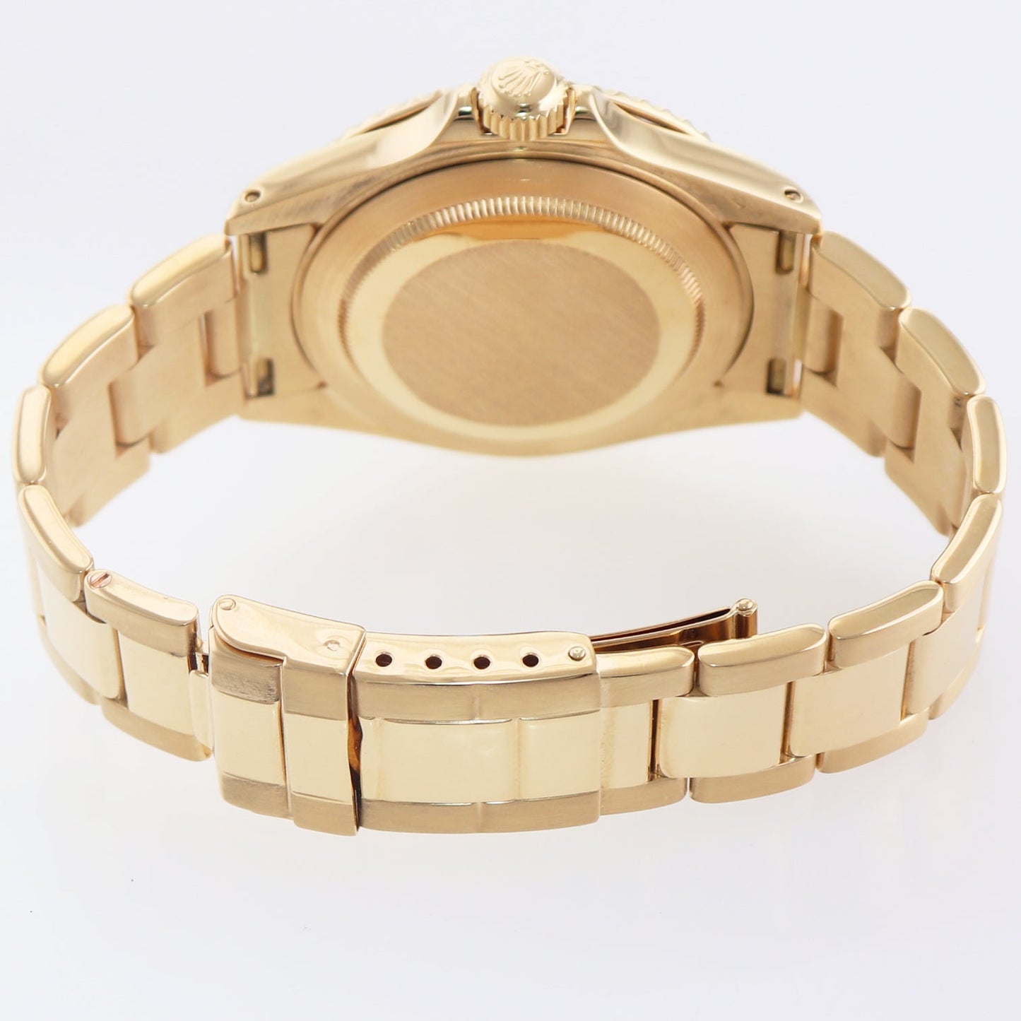 MINT Rolex Yacht-Master Yellow Gold White Sapphire 40mm 16628 40mm Watch Box
