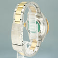 MINT 1999 PAPERS Rolex Submariner 16613 Gold Steel Two Tone Gold Sunburst Blue Watch
