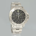 MINT PAPERS Panerai Luminor Chrono Stainless Steel Black 44mm Watch PAM00236