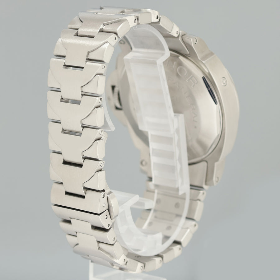 MINT PAPERS Panerai Luminor Chrono Stainless Steel Black 44mm Watch PAM00236