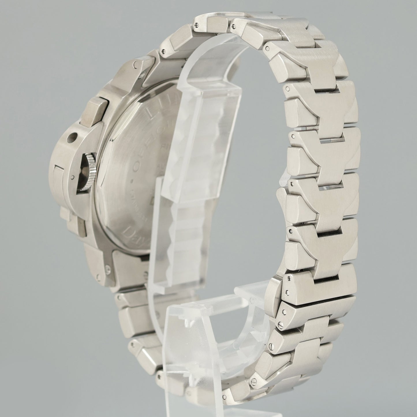 MINT PAPERS Panerai Luminor Chrono Stainless Steel Black 44mm Watch PAM00236