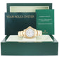 MINT Rolex Yacht-Master Yellow Gold White Sapphire 40mm 16628 40mm Watch Box