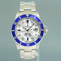 MINT 2007 Rolex Submariner Date 16610 Steel MOP Diamond Dial 40mm Oyster Watch Box