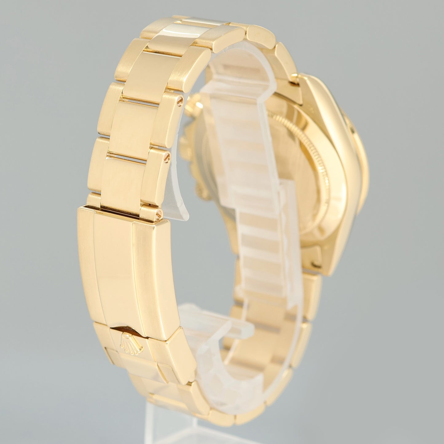 2010 PAPERS MINT Rolex Daytona 116528 Black Diamond Chrono Yellow Gold 40mm Watch